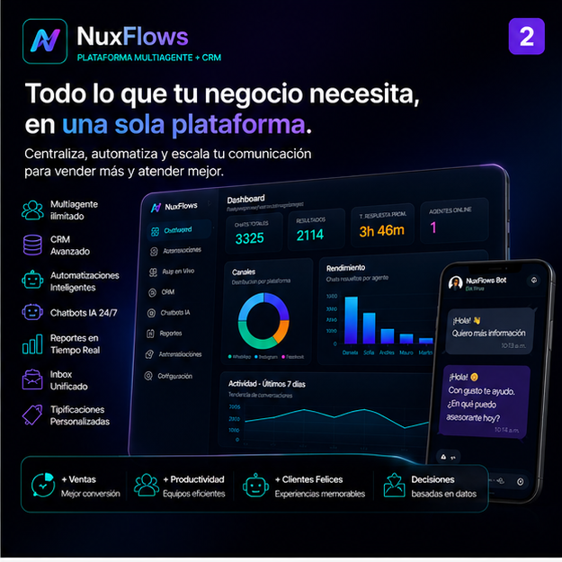 Dashboard NuxFlows
